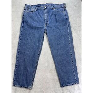 Levi's Jeans Men 46x30 Blue 550 Relaxed Fit Tapered Leg Denim 00550-0216